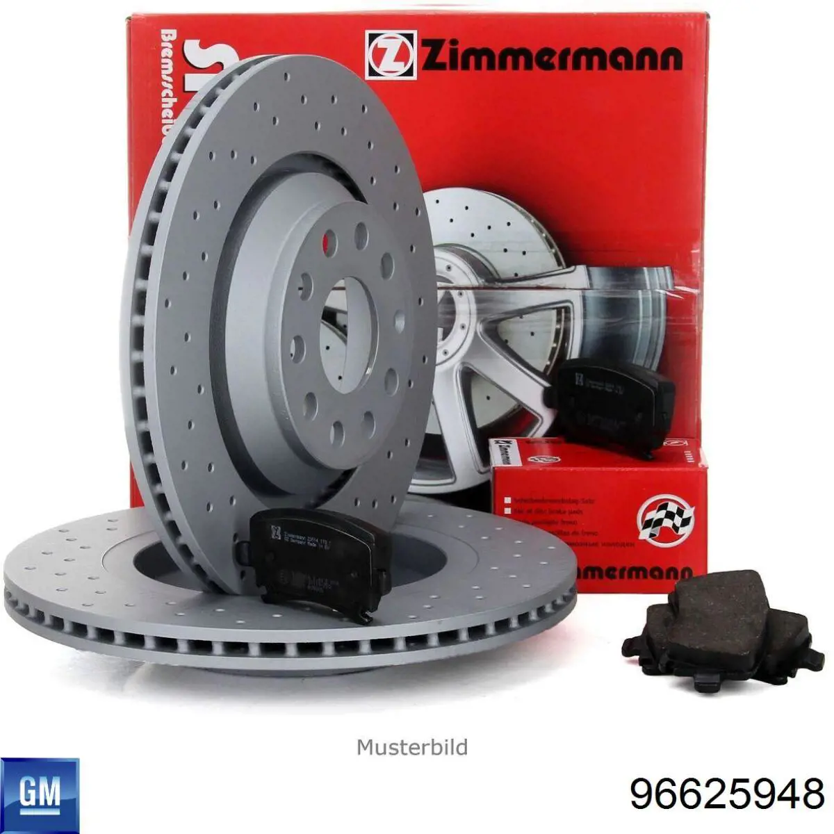 96625948 General Motors Tarcza hamulcowa przednia