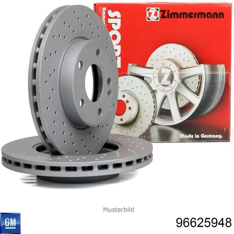 Tarcza hamulcowa przednia General Motors 96625948 cena, od 61,01 USD