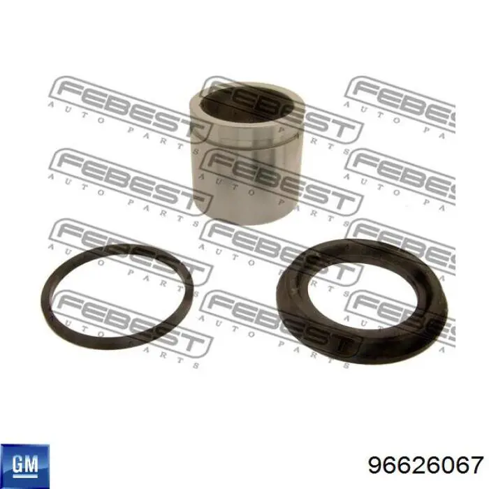 Do koszyka 96626067 General Motors Zacisk hamulcowy przedni lewy