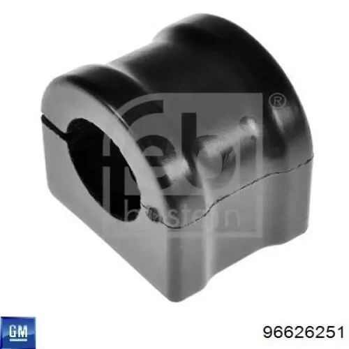 Tuleja stabilizatora przedniego 96626251 General Motors