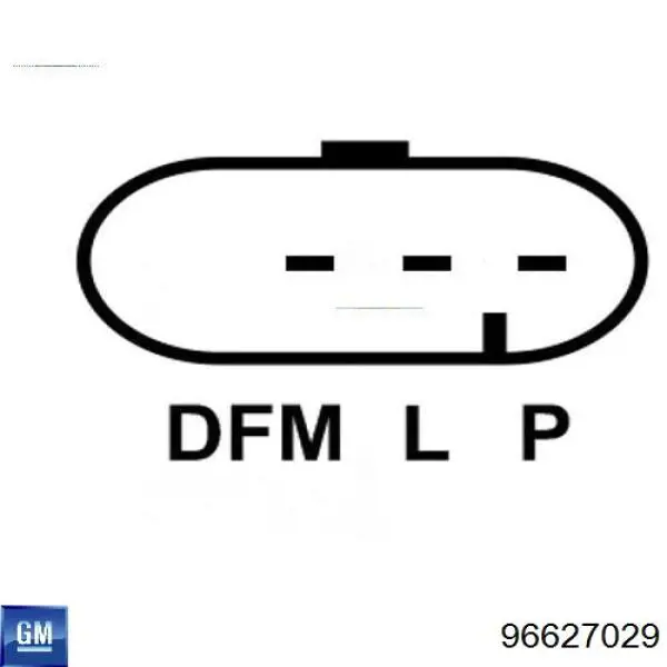 Alternator General Motors 96627029