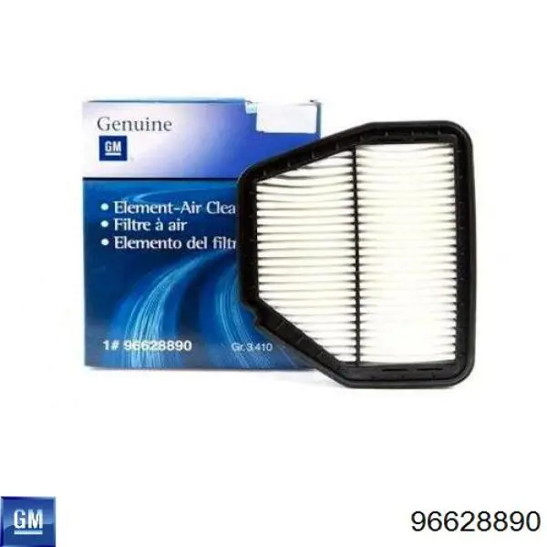 Filtr powietrza General Motors 96628890 cena, od 14,16 USD