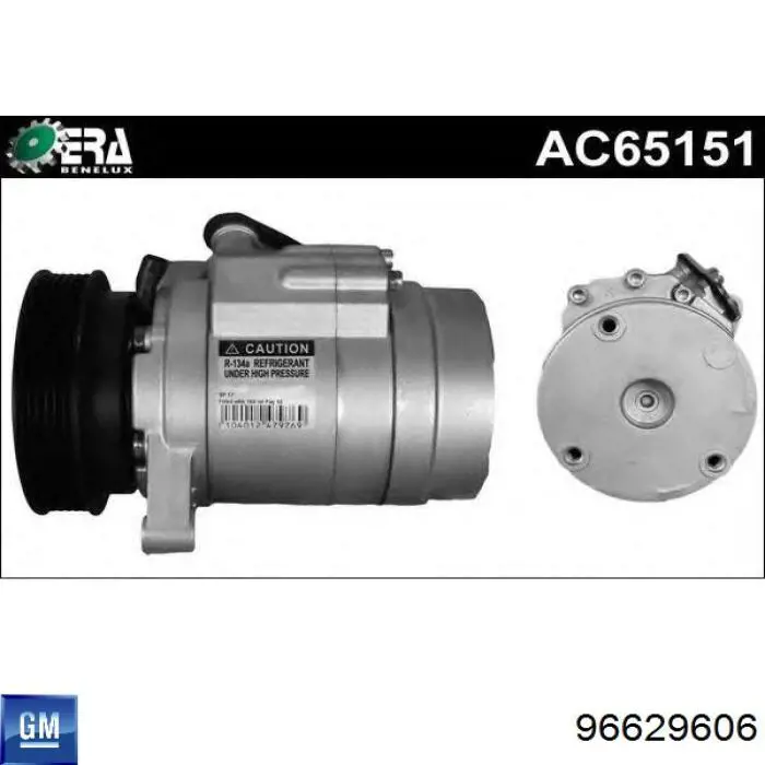 Sprężarka klimatyzacji General Motors 96629606 cena, od 339,82 USD