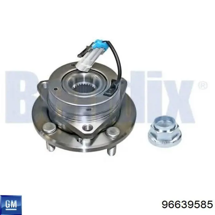 Piasta przednia General Motors 96639585 cena, od 75,84 USD