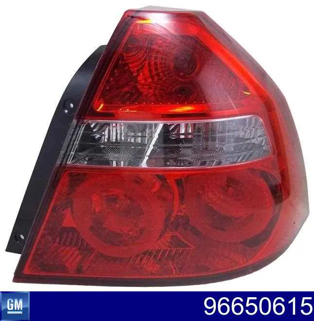 96650615 General Motors Lampa zespolona tylna prawa