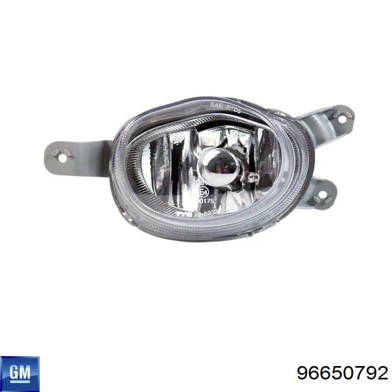 Lampa przeciwmgielna lewa General Motors 96650792 cena, od 59,76 USD