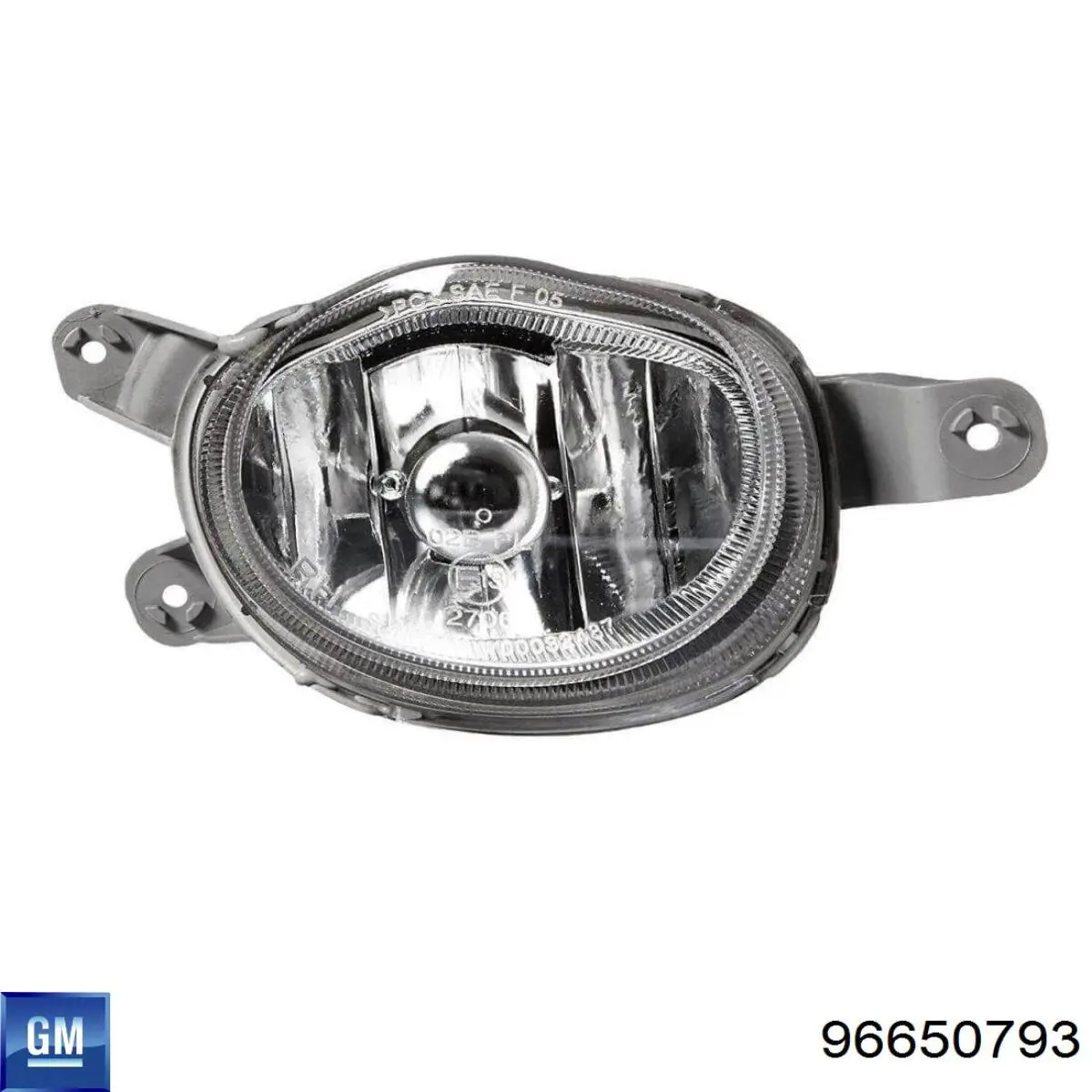 96650793 General Motors Lampa przeciwmgielna prawa