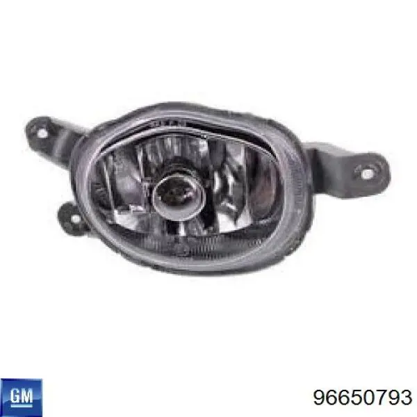 Do koszyka 96650793 General Motors Lampa przeciwmgielna prawa
