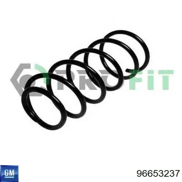 Sprężyna przednia General Motors 96653237 cena, od 28,36 USD