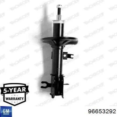 Do koszyka 96653292 General Motors Amortyzator przedni prawy