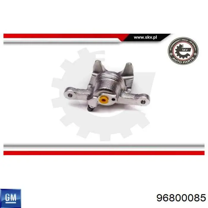 Zacisk hamulcowy tylny lewy General Motors 96800085 cena, od 80,68 USD