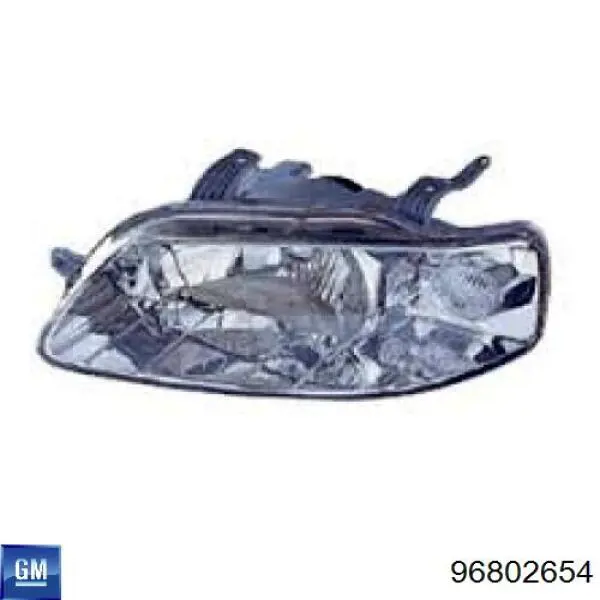 Do koszyka 96802654 General Motors Reflektor prawy