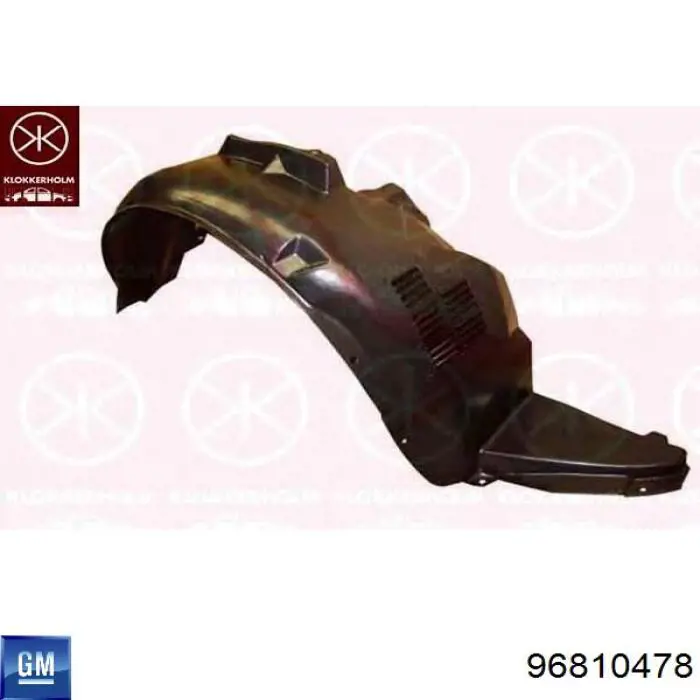 Nadkole błotnika przedniego prawe General Motors 96810478 cena, od 15,96 USD