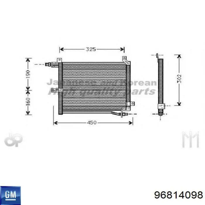 96814098 General Motors Pasek rozrządu
