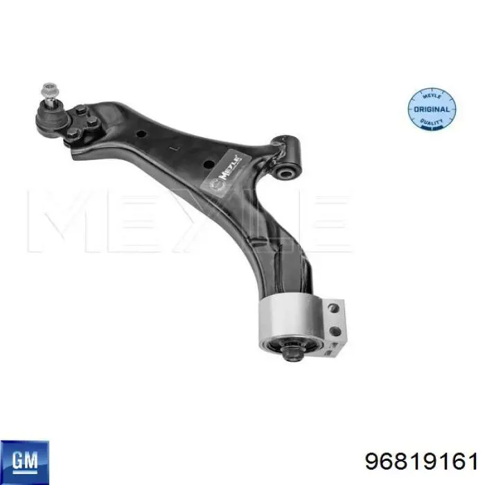 Wahacz zawieszenia przedniego dolny lewy General Motors 96819161 cena, od 74,91 USD