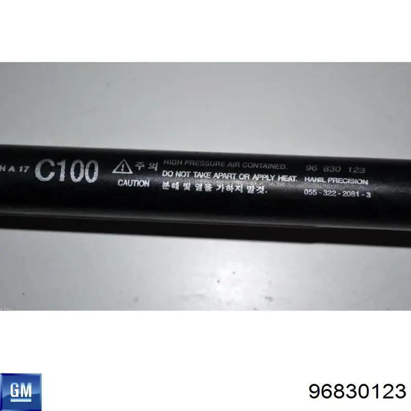 Amortyzator klapy bagażnika (3/5 drzwi-tylnych) General Motors 96830123 cena, od 15,91 USD