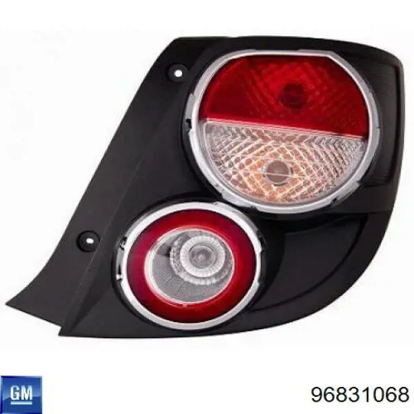 96831068 General Motors lampa zespolona tylna prawa