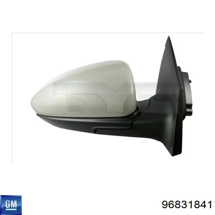 Lusterko wsteczne lewe General Motors 96831841 cena, od 87,24 USD