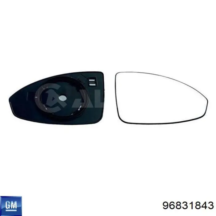 96831843 General Motors Lusterko wsteczne prawe