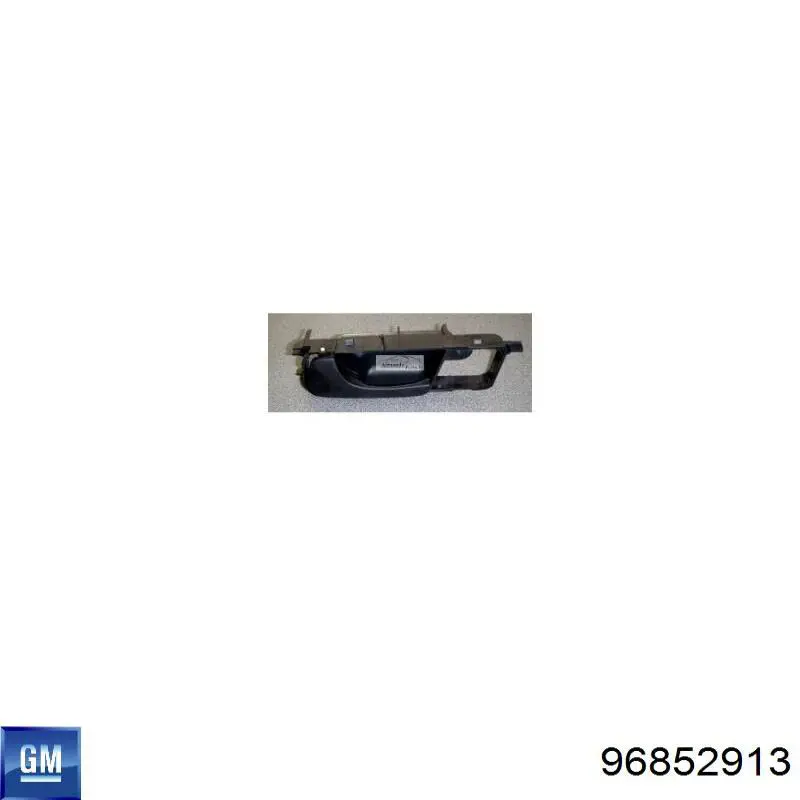Do koszyka 96852913 General Motors Klamka drzwi tylnych wewnętrzna lewa