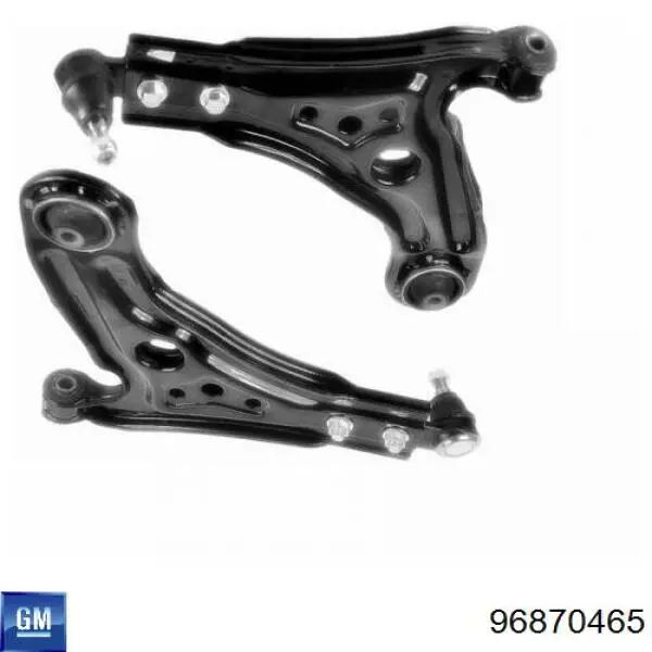 Wahacz zawieszenia przedniego dolny lewy 96870465 General Motors