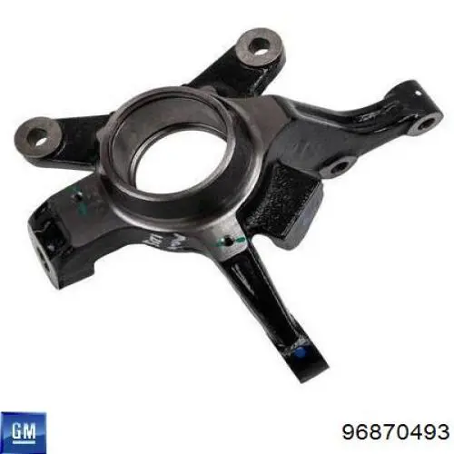 96870493 General Motors Czop (zwrotnica) przedni lewy