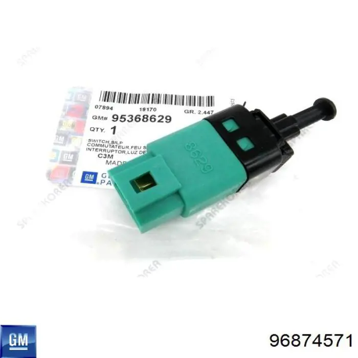 Czujnik włącznika świała stop General Motors 96874571 cena, od 13,62 USD