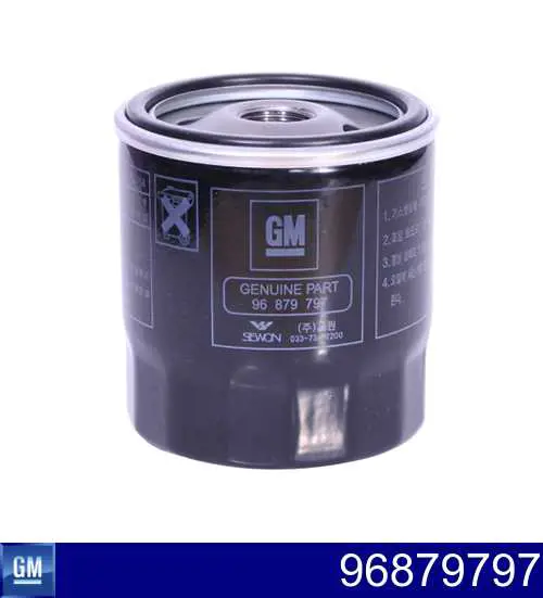 Obudowa filtra oleju General Motors 96879797 cena, od 6,34 USD