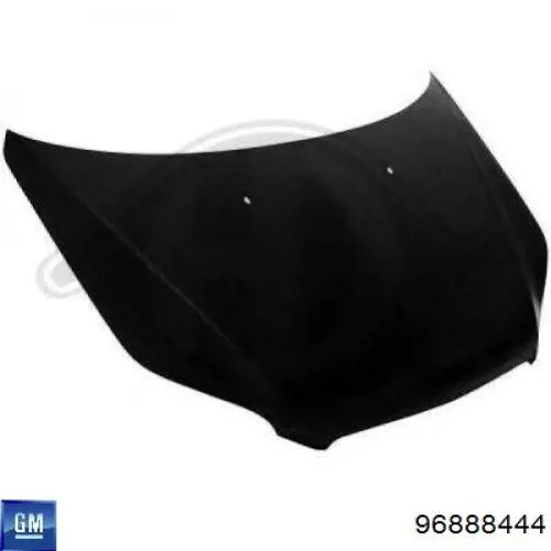 Do koszyka 96888444 General Motors Maska silnika