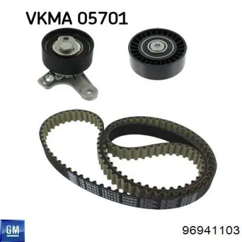 Rolka napinacza paska rozrządu General Motors 96941103 cena, od 43,70 USD