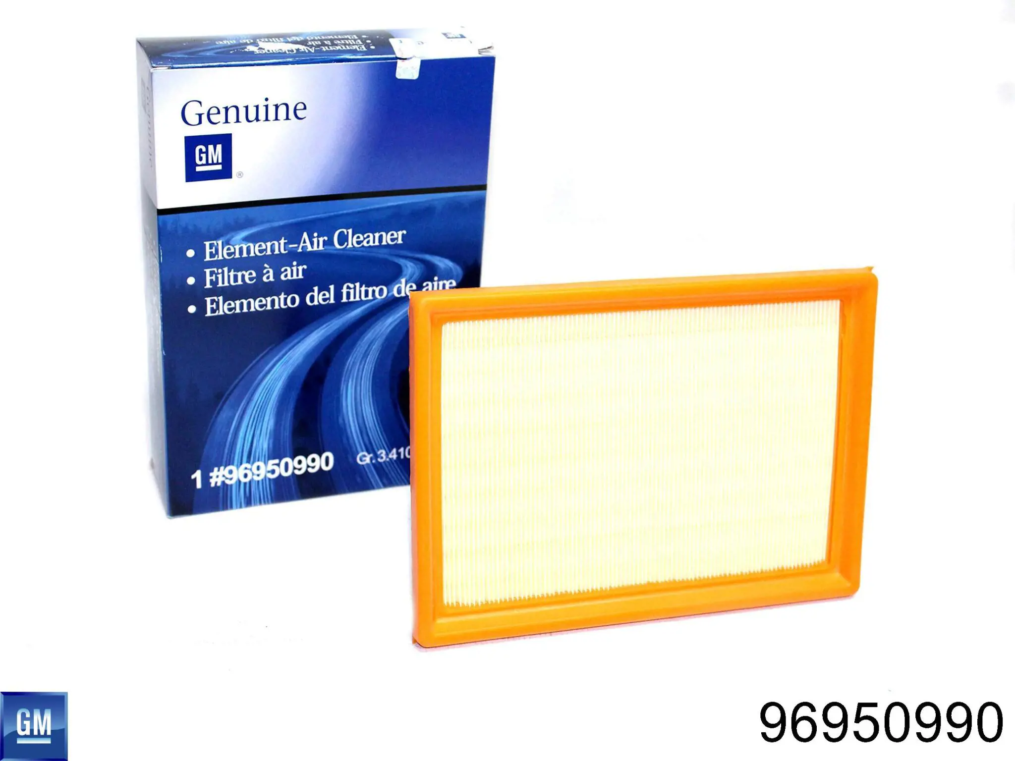 96950990 General Motors Filtr powietrza