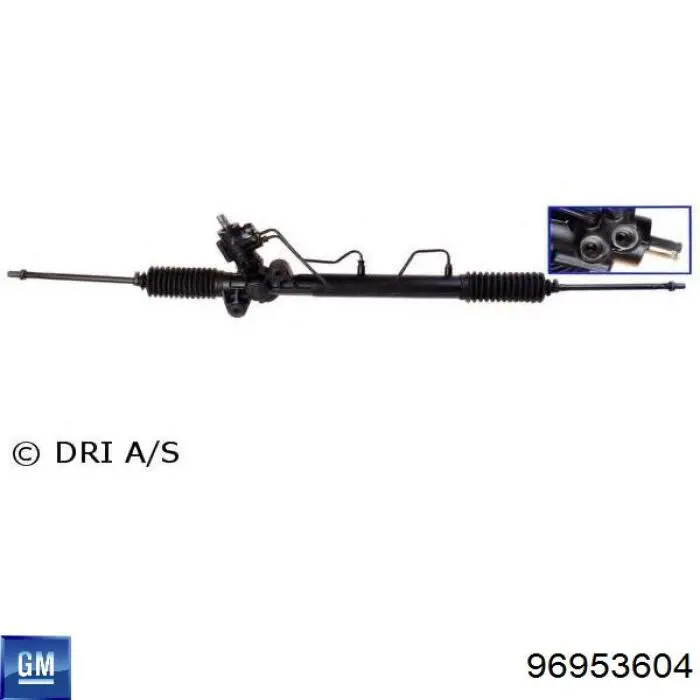 96953604 General Motors Listwa kierownicza (maglownica)