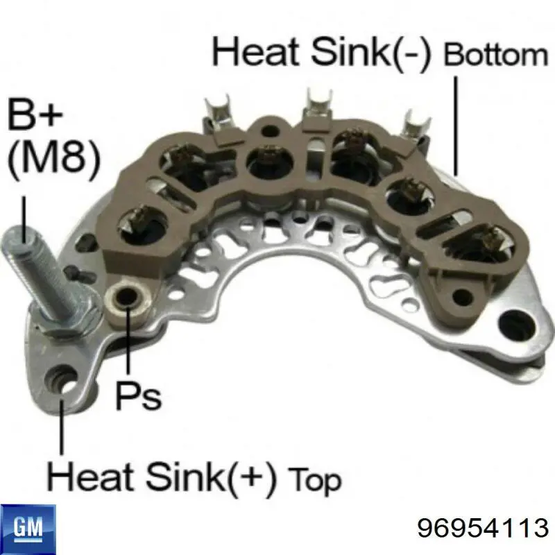 Alternator General Motors 96954113 cena, od 108,41 USD