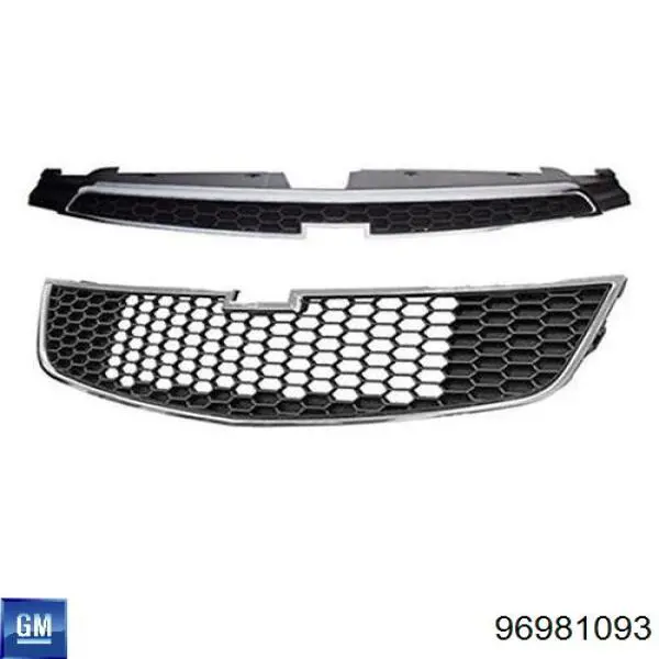 Atrapa chłodnicy General Motors 96981093 cena, od 33,29 USD