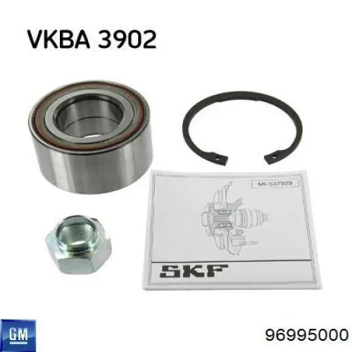 Łożysko piasty przedniej 96995000 General Motors