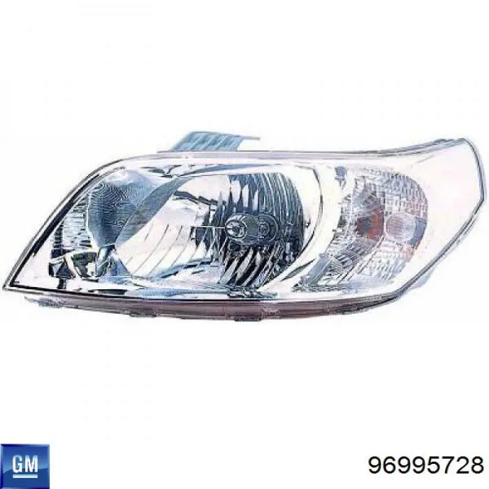 96995728 General Motors Reflektor prawy