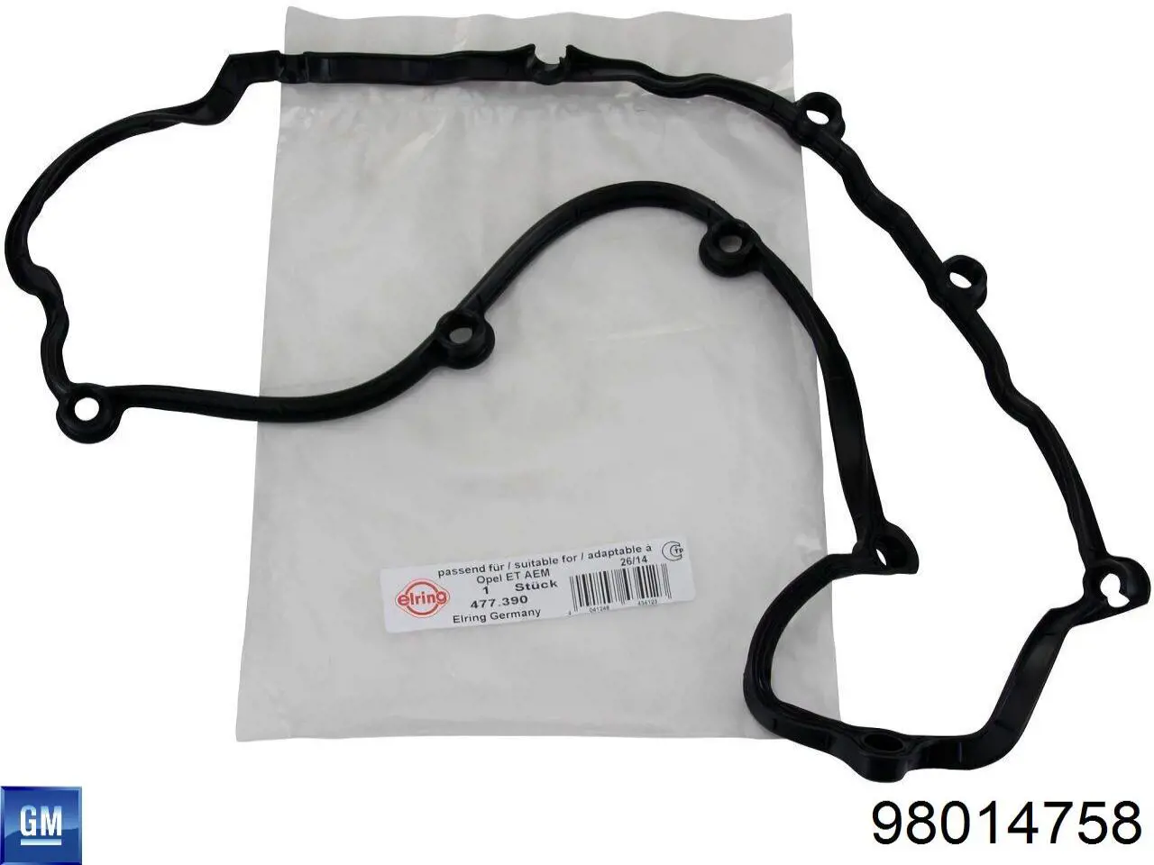 Do koszyka 98014758 General Motors Uszczelka pokrywy zaworowej silnika