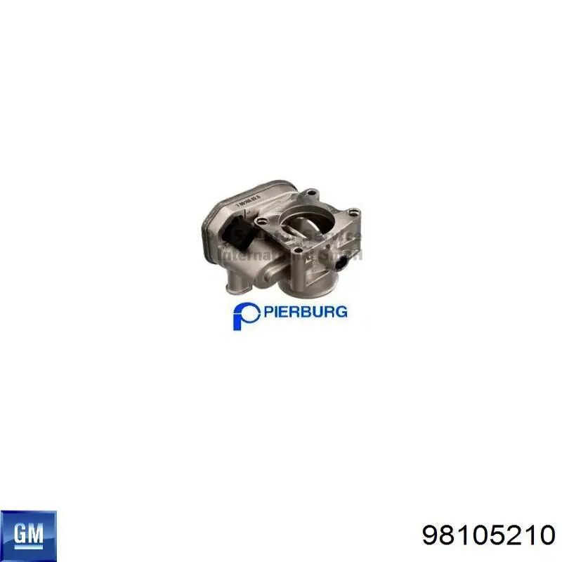 98105210 General Motors Przepustnica, komplet