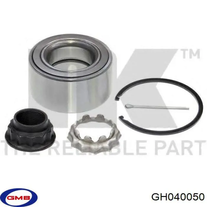 Łożysko piasty przedniej GMB GH040050 cena, od 25,58 USD