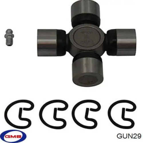 Krzyżak wału Cardana tylnego GMB GUN29 cena, od 17,50 USD