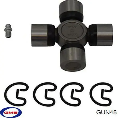 Krzyżak wału Cardana tylnego GMB GUN48 cena, od 17,93 USD