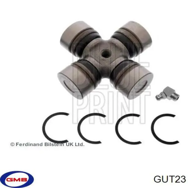 Do koszyka GUT23 GMB Krzyżak wału Cardana tylnego