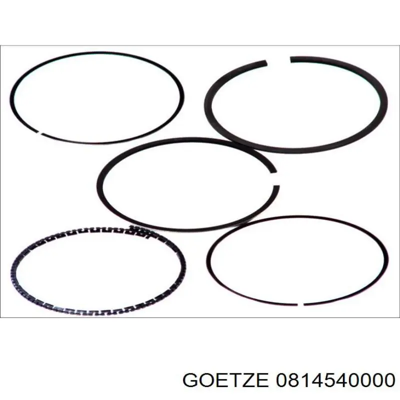 0814540000 Goetze Pierścienie tłokowe na 1 cylinder, STD.