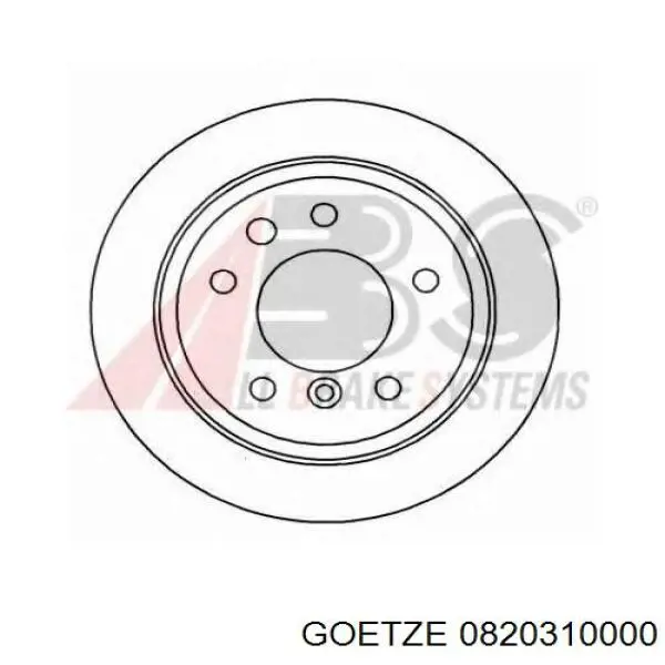 Pierścienie tłokowe na 1 cylinder, STD. Goetze 0820310000 cena, od 21,09 USD