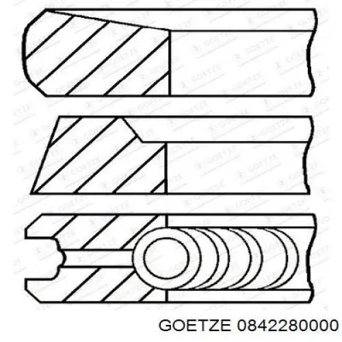 Zestaw pierścieni tłokowych do silnika, STD TPR 34137STD cena, od 44,97 USD