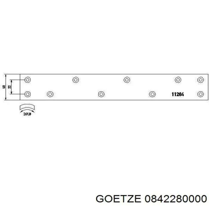 Zestaw pierścieni tłokowych do silnika, STD TPR 34137STD
