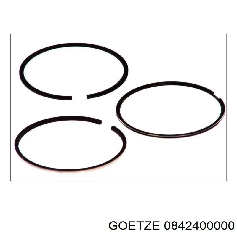 Pierścienie tłokowe na 1 cylinder, STD. Goetze 0842400000 cena, od 36,35 USD