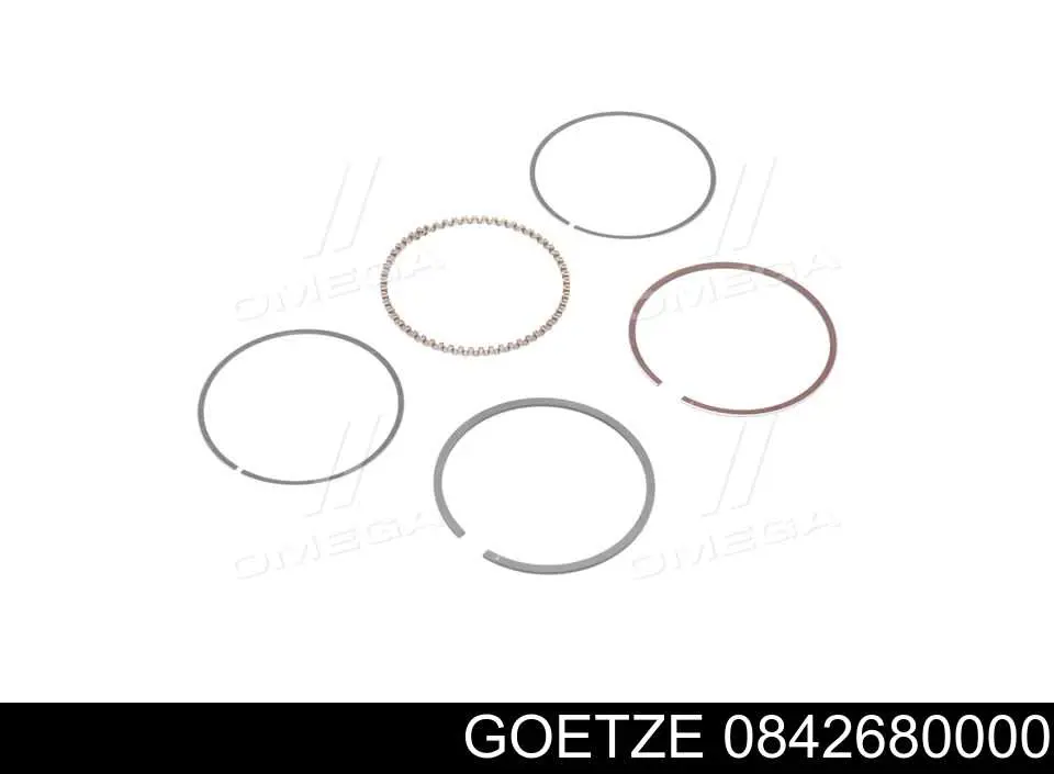 0842680000 Goetze Pierścienie tłokowe na 1 cylinder, STD.