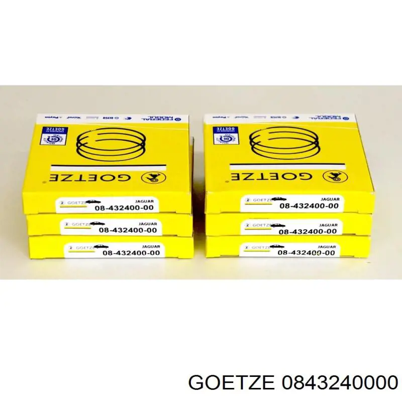 0843240000 Goetze Pierścienie tłokowe na 1 cylinder, STD.