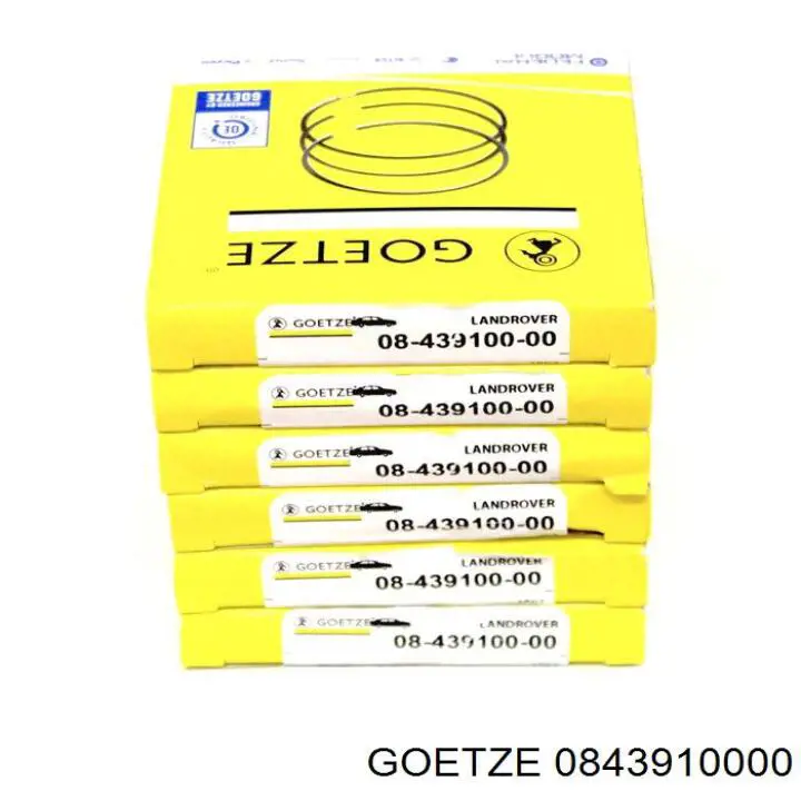 Do koszyka 039RS101010N0 Mahle Original Pierścienie tłokowe na 1 cylinder, STD.